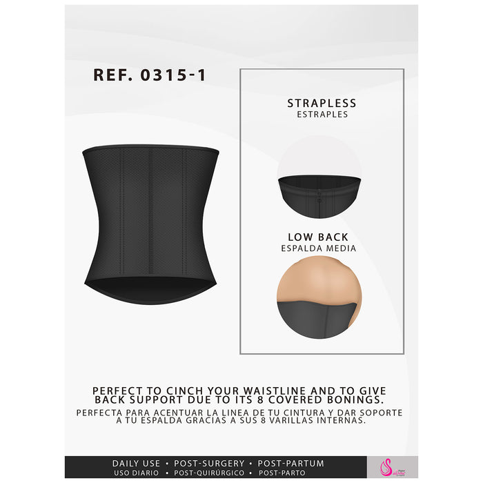 Fajas Salome 0315-1 Cinturilla Moldeadora