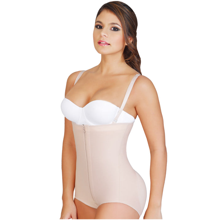 Fajas Salome 0414 | Faja Moldeadora Levanta Glúteos y Strapless | Powernet
