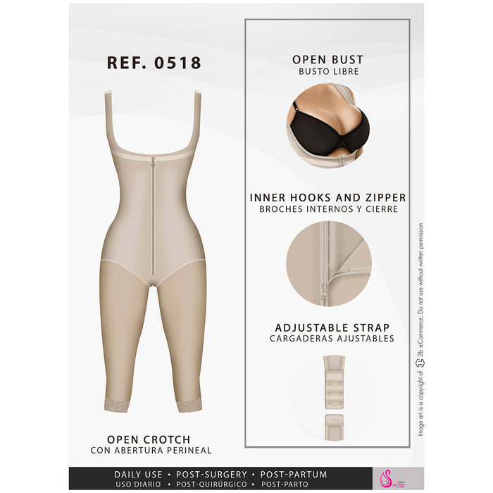 Fajas Salome 0518 Faja Postquirúrgica Reductora y Moldeadora de Cintura