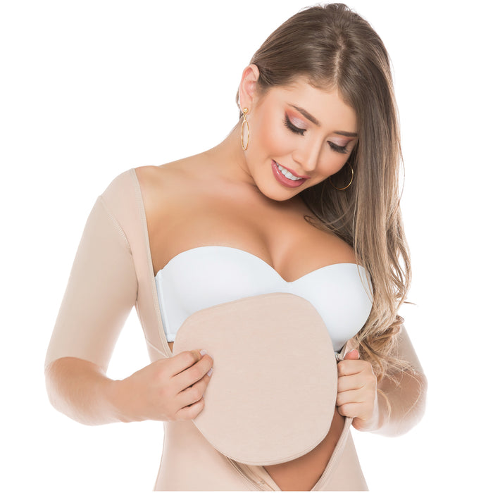 Fajas Salome 2507 | Tabla Abdominal | Accesorio Postquirurgico para Lipo | Licra Spandex