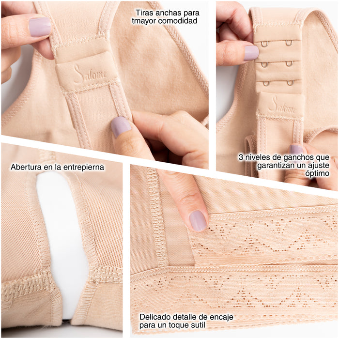 Fajas Salome 0518 Faja Postquirúrgica Reductora y Moldeadora de Cintura