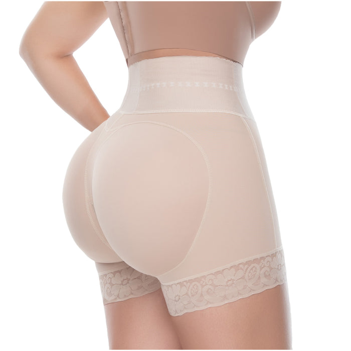 UpLady 6198 | Shorts con Control Abdominal de Cintura Alta los Muslos para Mujer
