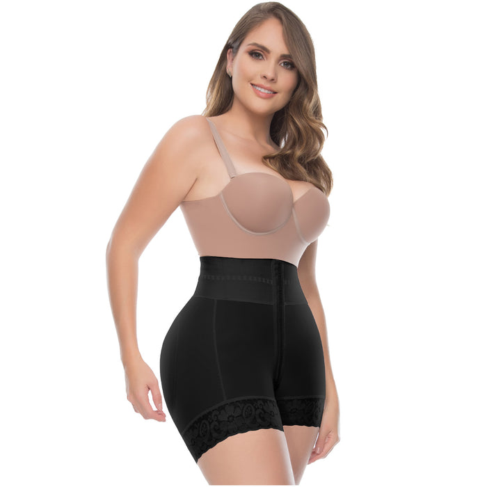 UpLady 6198 | Shorts con Control Abdominal de Cintura Alta los Muslos para Mujer