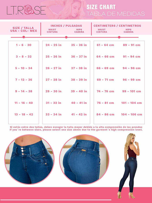 LT.ROSE 2018 Pantalones Vaqueros De Moda Skinny Jeans Levanta Cola